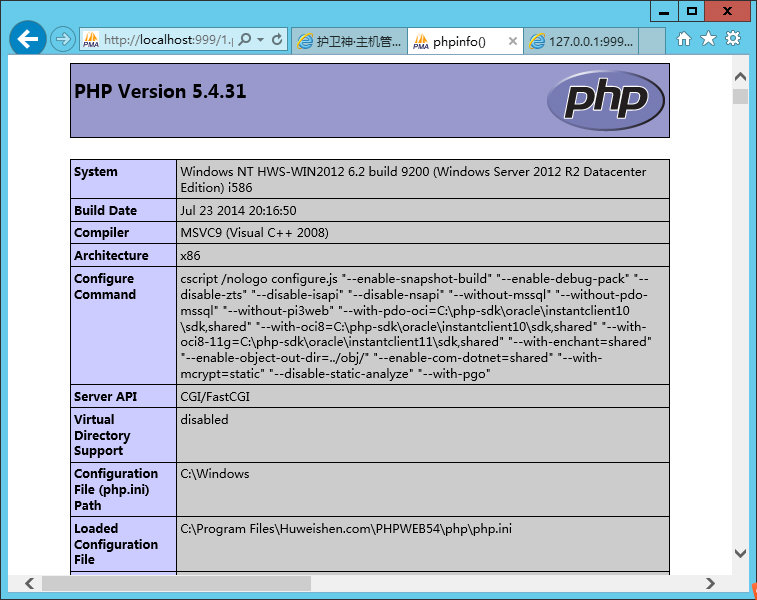 WindowsServer2012һIbPHPh(hun)PHP5.4+FastCGIģʽ